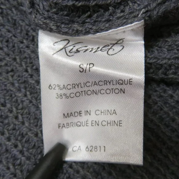 Kismet Sweater Womens Small NWT Ashton Gray V-Neck‎ Pullover - Picture 6 of 6